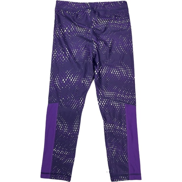 Under Armour Women’s Purple Compression Heat Gear Dry fit Workout Leggings S - Picture 2 of 9